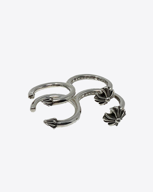 Chrome Hearts - Double Ring Plus and Spike, US 6.5
