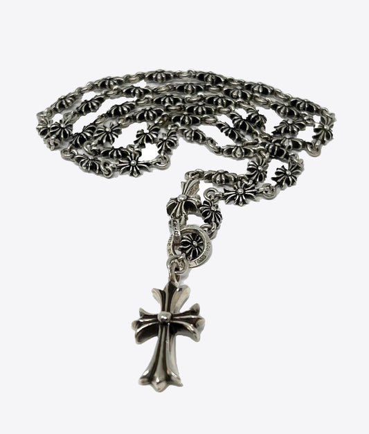 Chrome Hearts - Cross Rosary Chain, 24 inches
