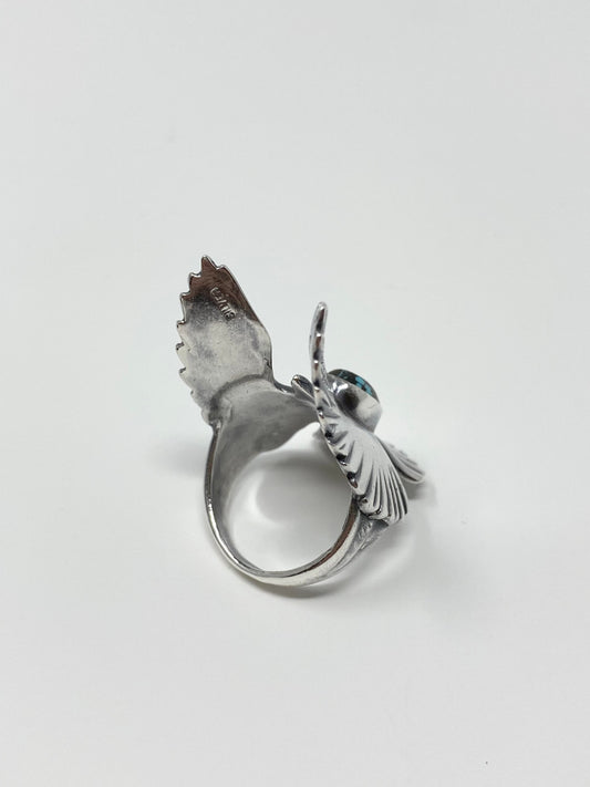 Goro's - Turquoise Eagle Ring, US 8.5