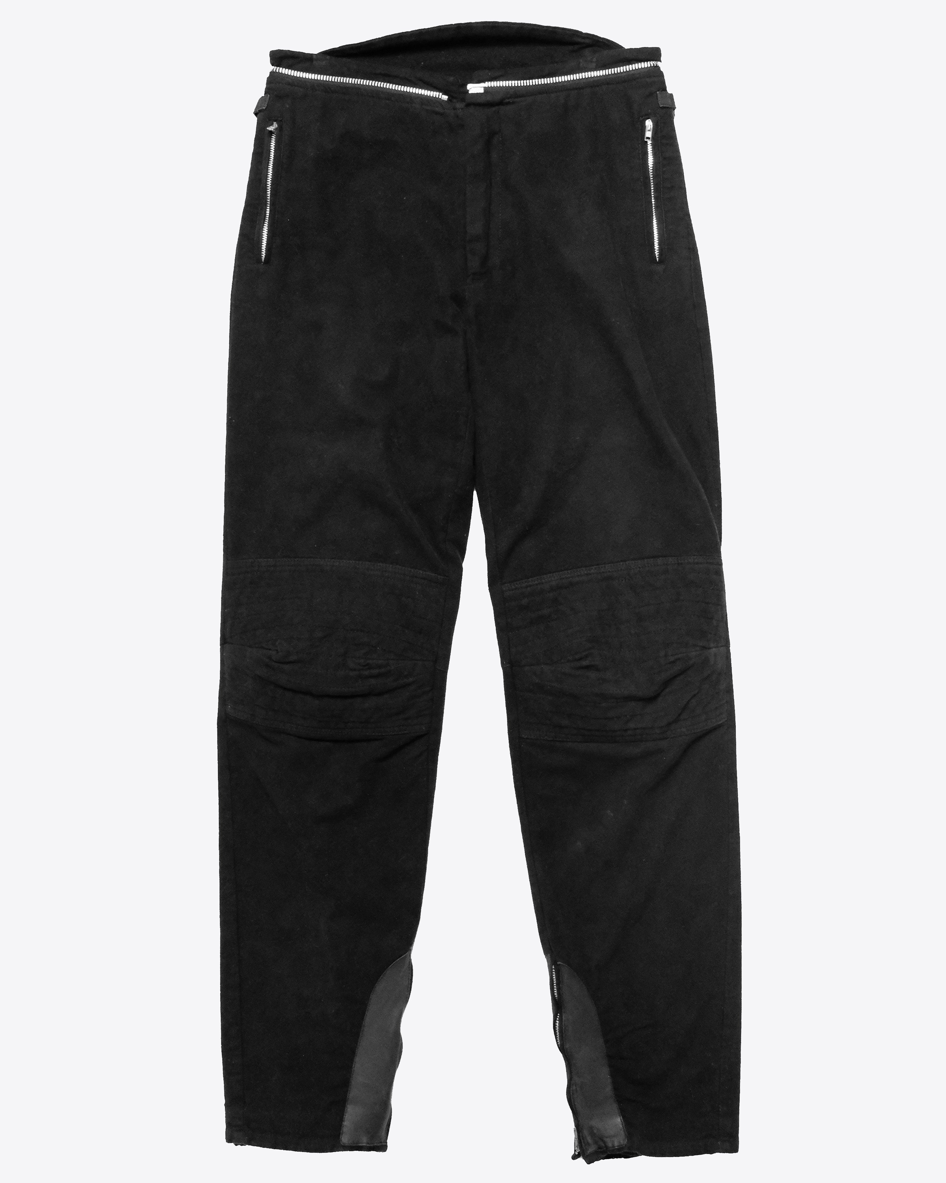 Helmut Lang - AW99 Astro Moto Moleskin Biker Pants, Size 31