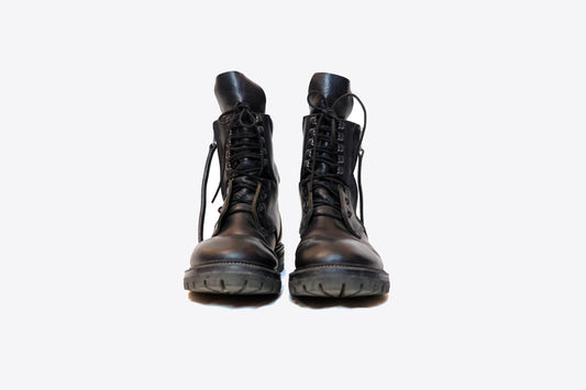 Rick Owens - SS16 Cyclops Army Goodyear Welted Combat Boots, EU 42