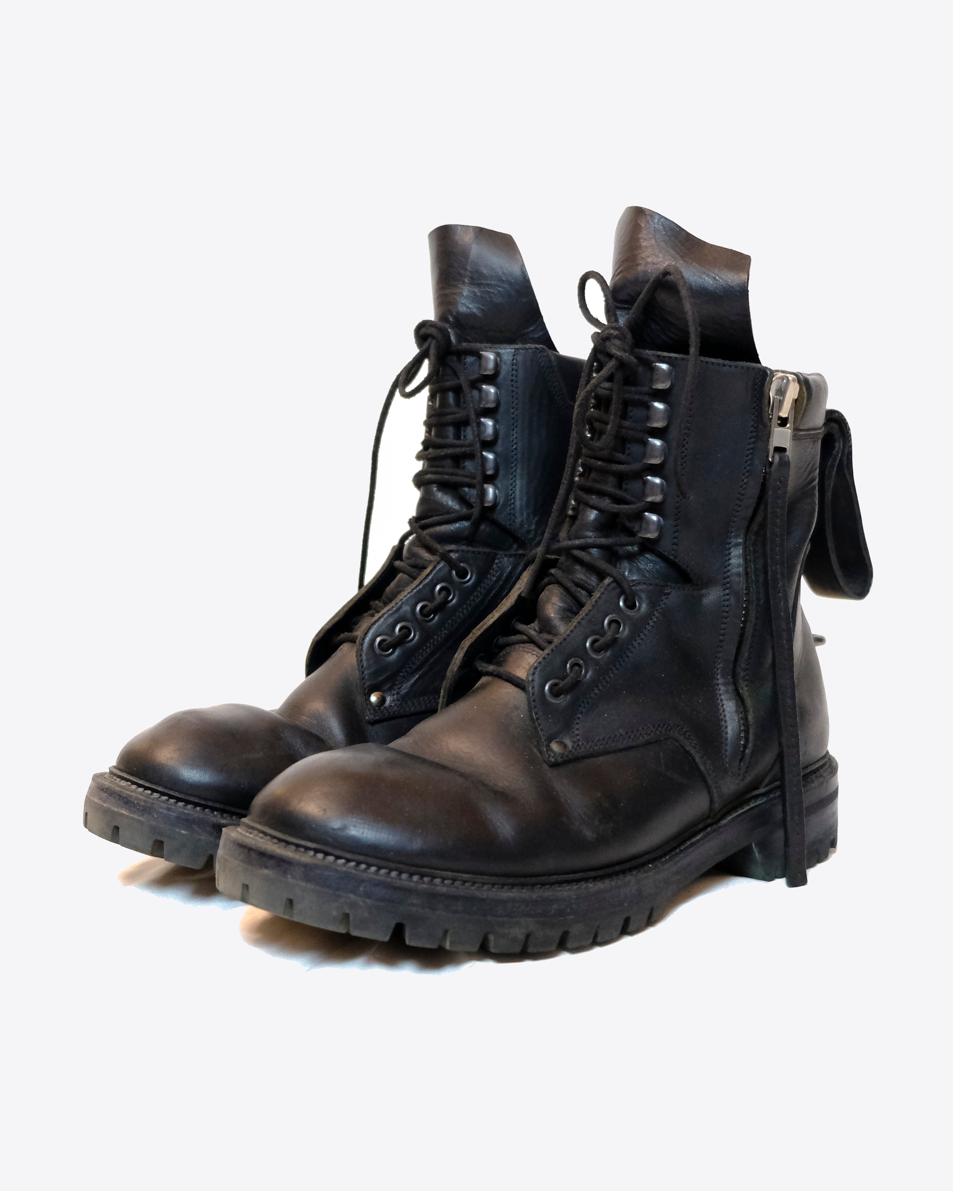 Rick owens cheap combat boots