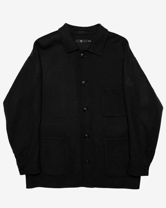+J - Wool Oversized Shirt Jacket, Size M