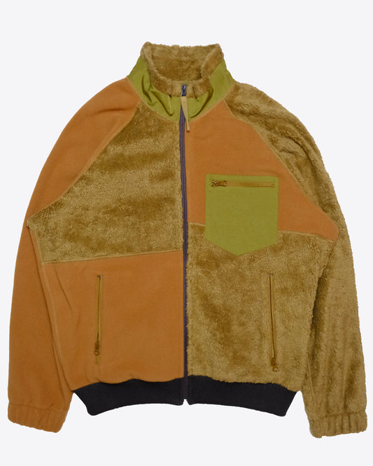 Helmut Lang - Patchwork Fleece Jacket, Size S