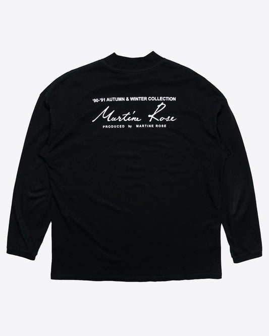 Martine Rose - AW90/91 Long-sleeve Turtleneck Tee Shirt, Size M