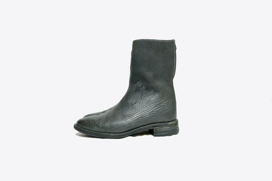 Carol Christian Poell - Leather Tornado Zip Boots, AM/2601L CUBS-PTC/19, Size CCP 7