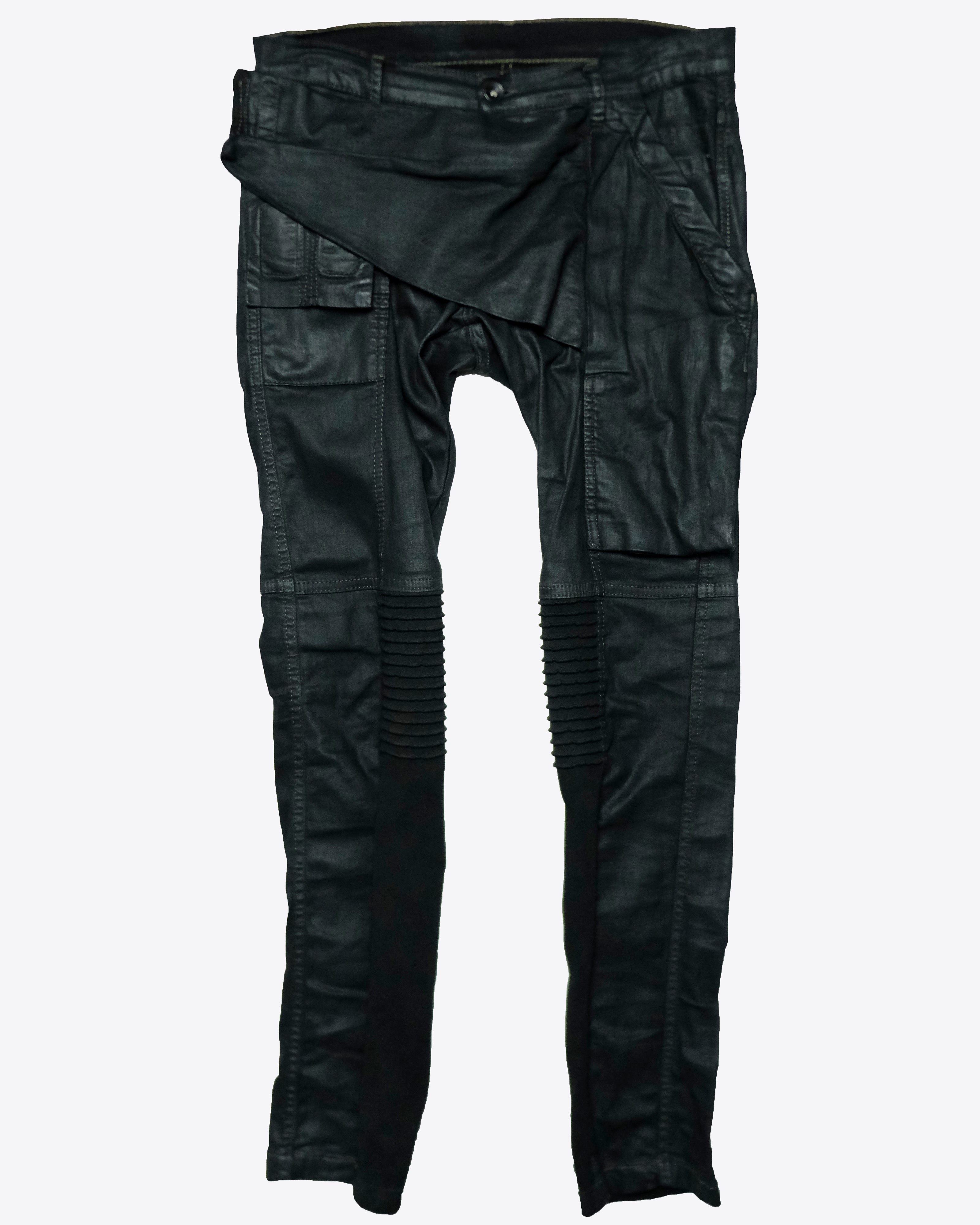 Rick Owens - FW13 Plinth SBW Waxed Memphis Denim Pants, Size 29