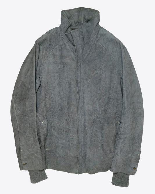 Isaac Sellam Experience - AW13 Memoire Overlock Staple Seam Alu-Leather Jacket, Size L