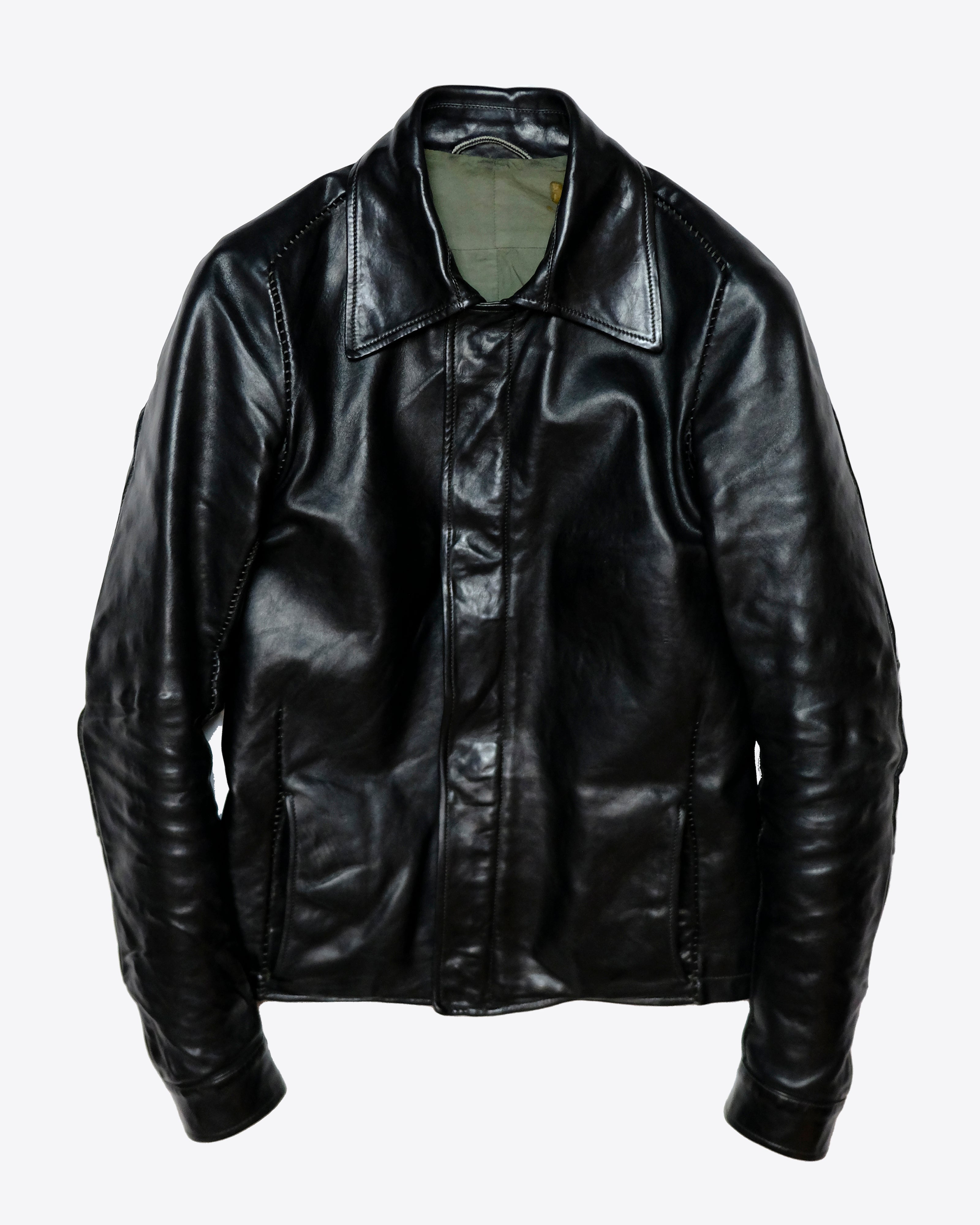 Carol Christian Poell - O.D. Lined Overlock Leather Jacket