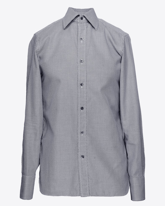Tom Ford - B&W Diamond Dress Shirt