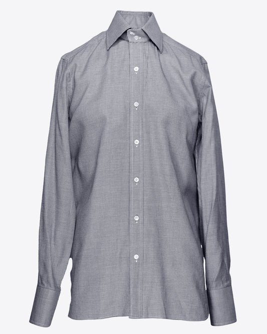 Tom Ford - B&W Patterened Dress Shirt