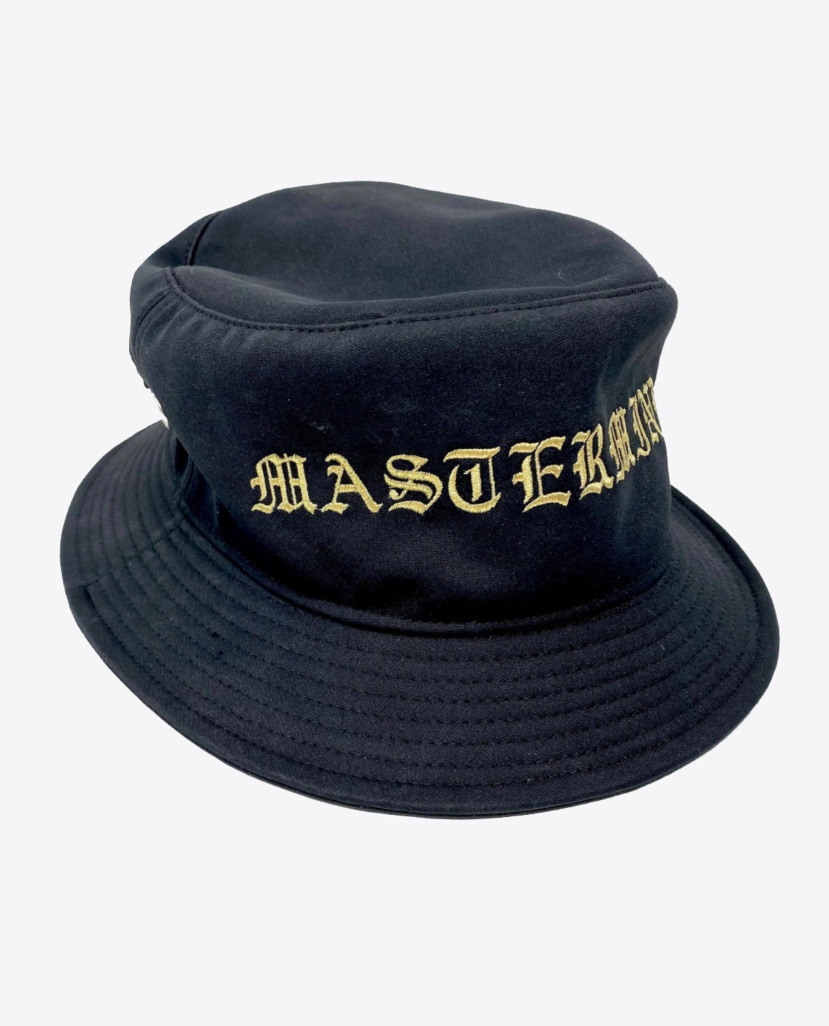 mastermind JAPAN - Gold Embroidered Logo Skull Bucket Hat, Size M