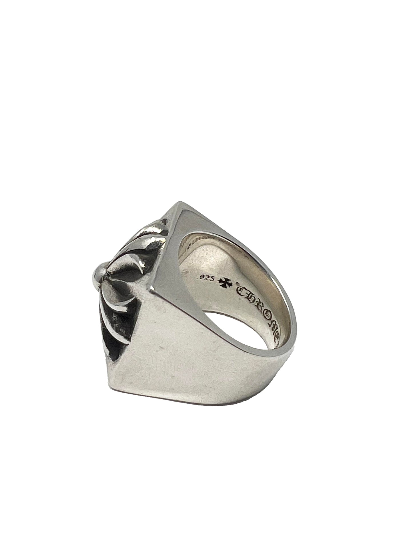 Chrome Hearts - Large Pyramid Plus Ring, US 7