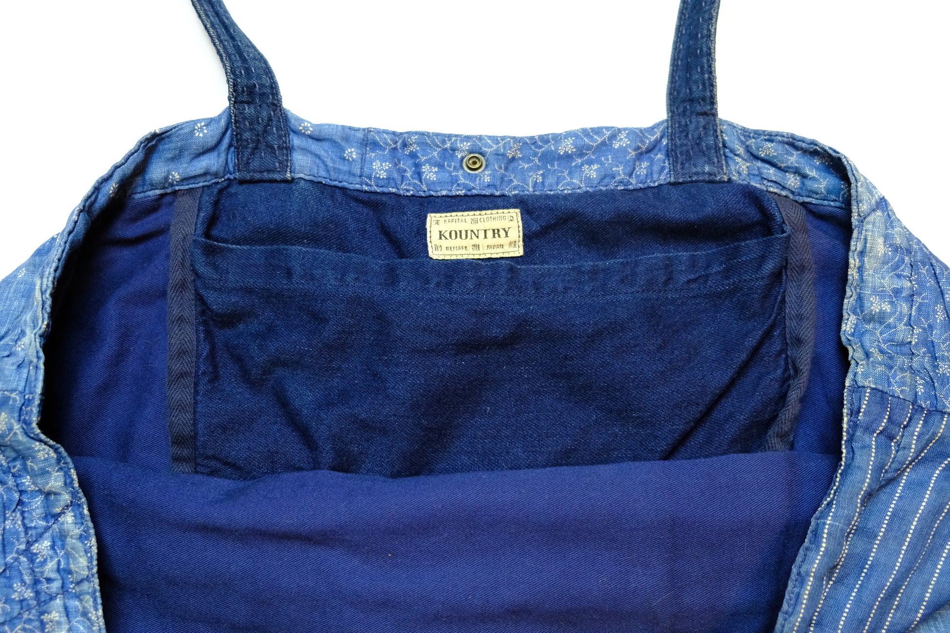 Kapital - Kountry Boro Shoulder Tote Bag