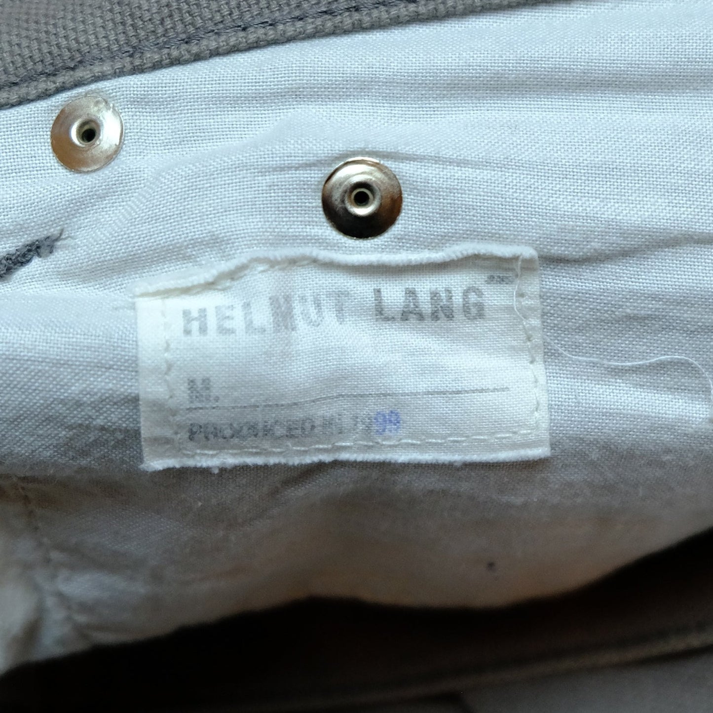 Helmut Lang - AW99 Single Pocket Cargo Pants, Size 31