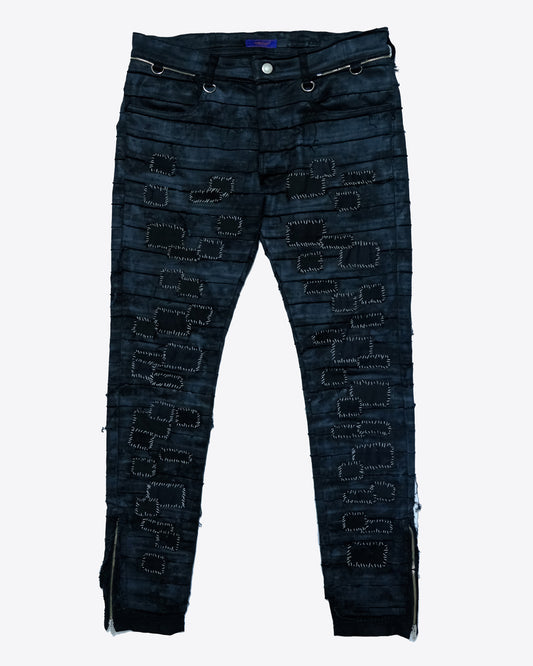 Undercover - SS03 "SCAB" Redux Patchwork Denim Pants, JP 3