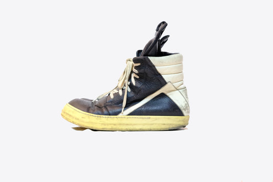 Rick Owens - SS15 Faun Geobaskets Pebbled Leather EU 42