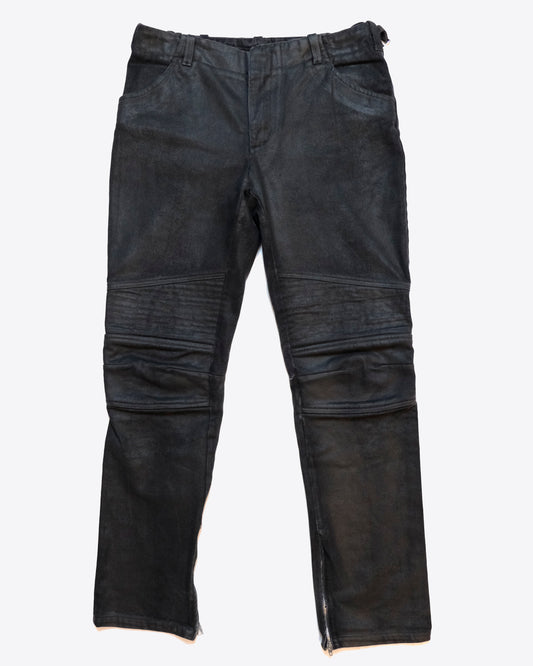 Helmut Lang - AW99 Astro Moto Biker Waxed Denim Pants, EU 42