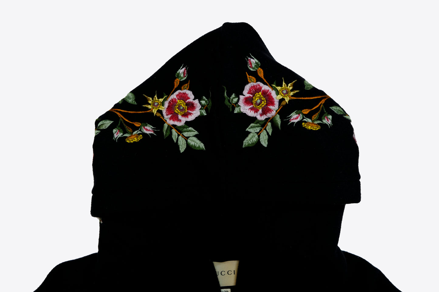 Gucci - Embroidered Tiger & Ribbon Hooded Sweatshirt, Size XL