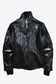 Isaac Sellam Experience - Staple Metal Prosthetic Overlock Stitch Leather Jacket, Size L