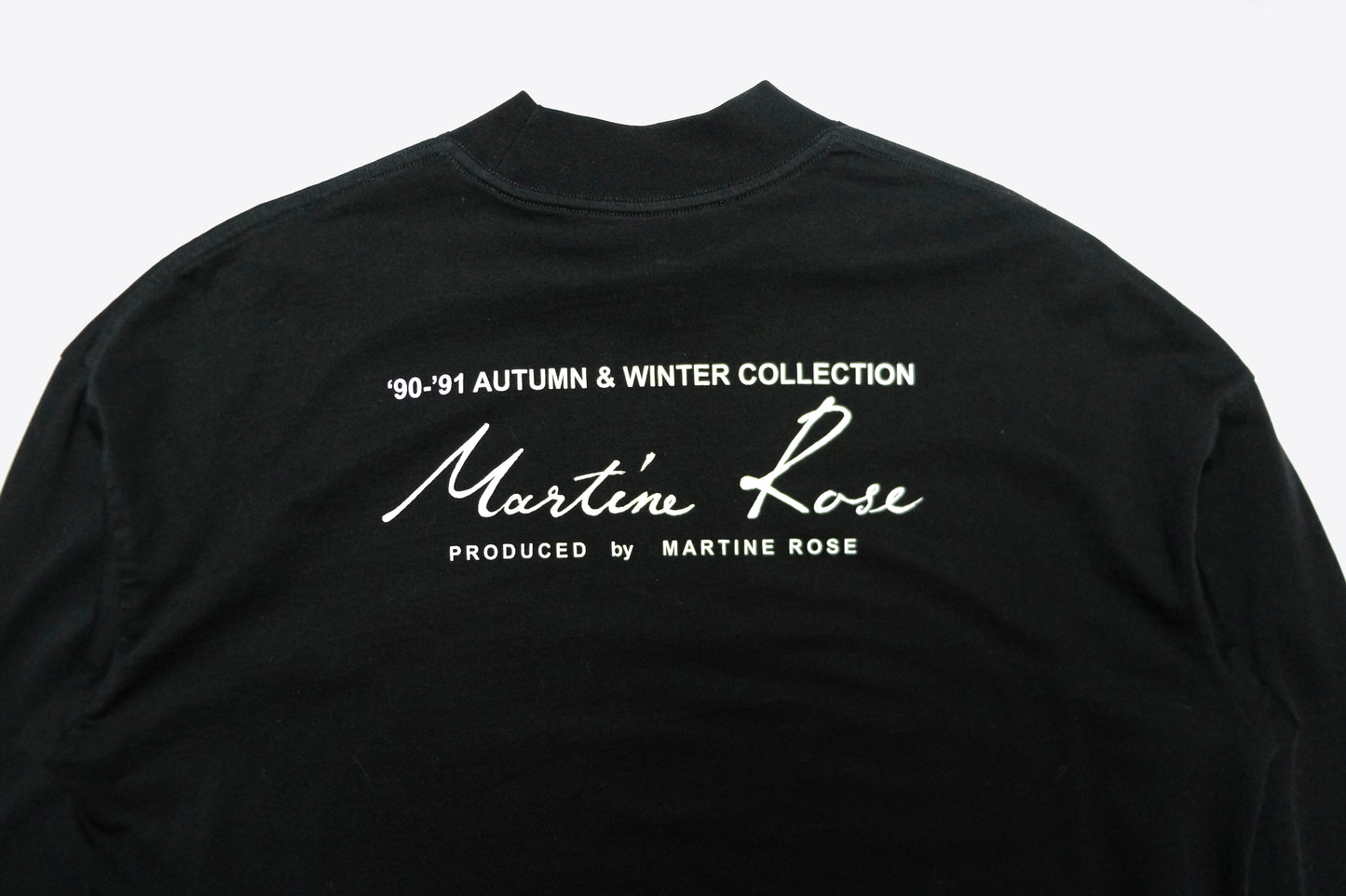 Martine Rose - AW90/91 Long-sleeve Turtleneck Tee Shirt, Size M