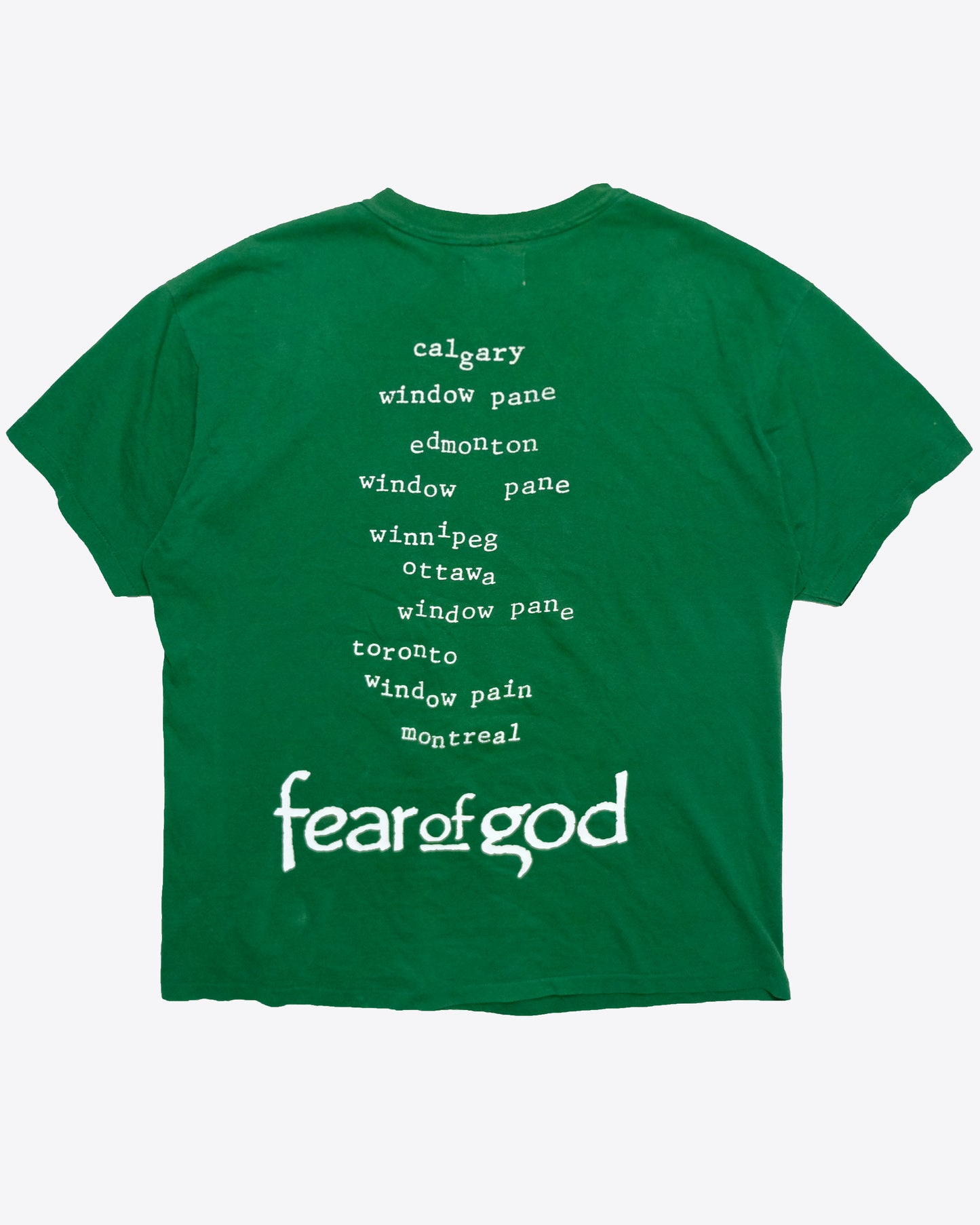 Fear of God - 2015/16 4th Collection Vintage Resurrected Pearl Jam Tee Shirt, Size XL