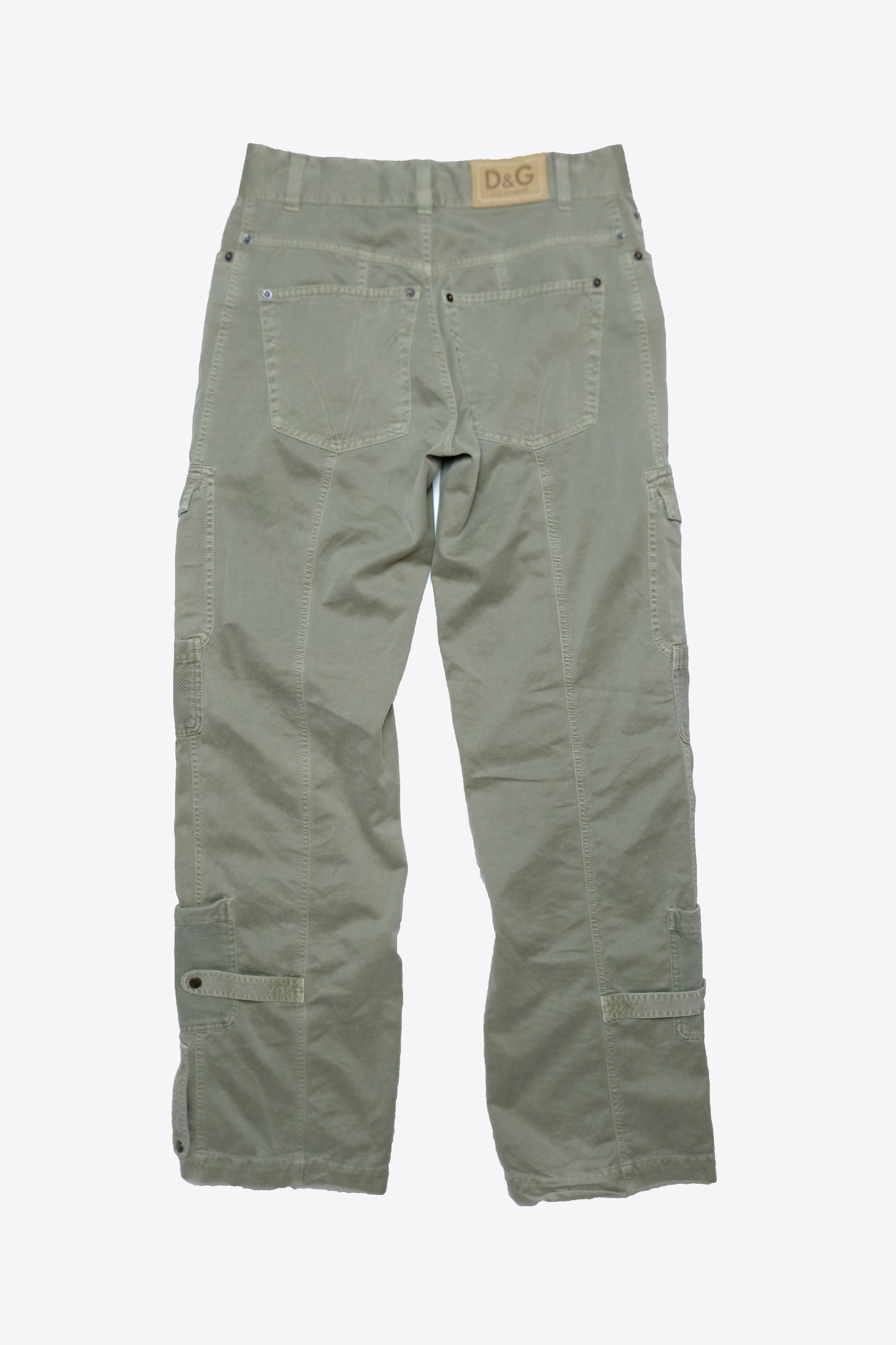 Dolce & Gabbana - SS03 Japan Exclusive Zipper Cargo Pants, Size 31 