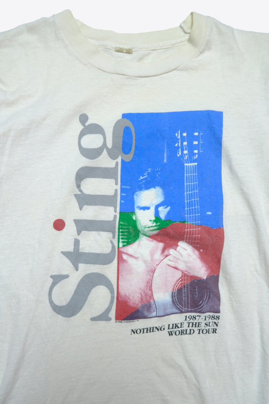 Sting - '87/88 "Nothing like the Sun" World Tour Vintage Tee Shirt, Size L