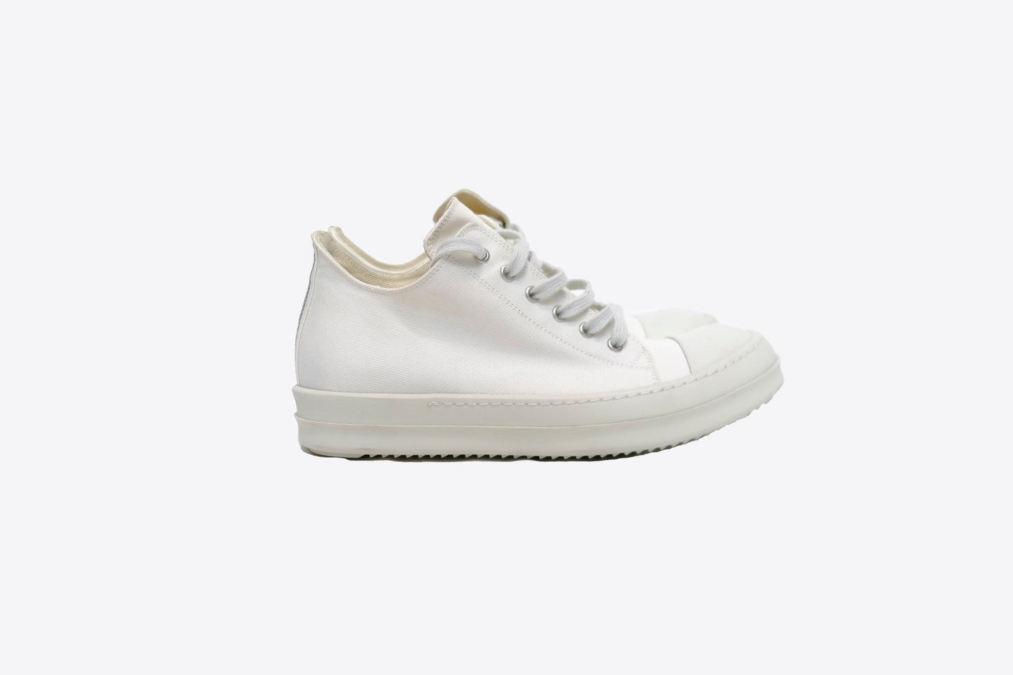 Rick Owens - Sample Milk Nylon Ramone Low-top Sneakers, EU 41