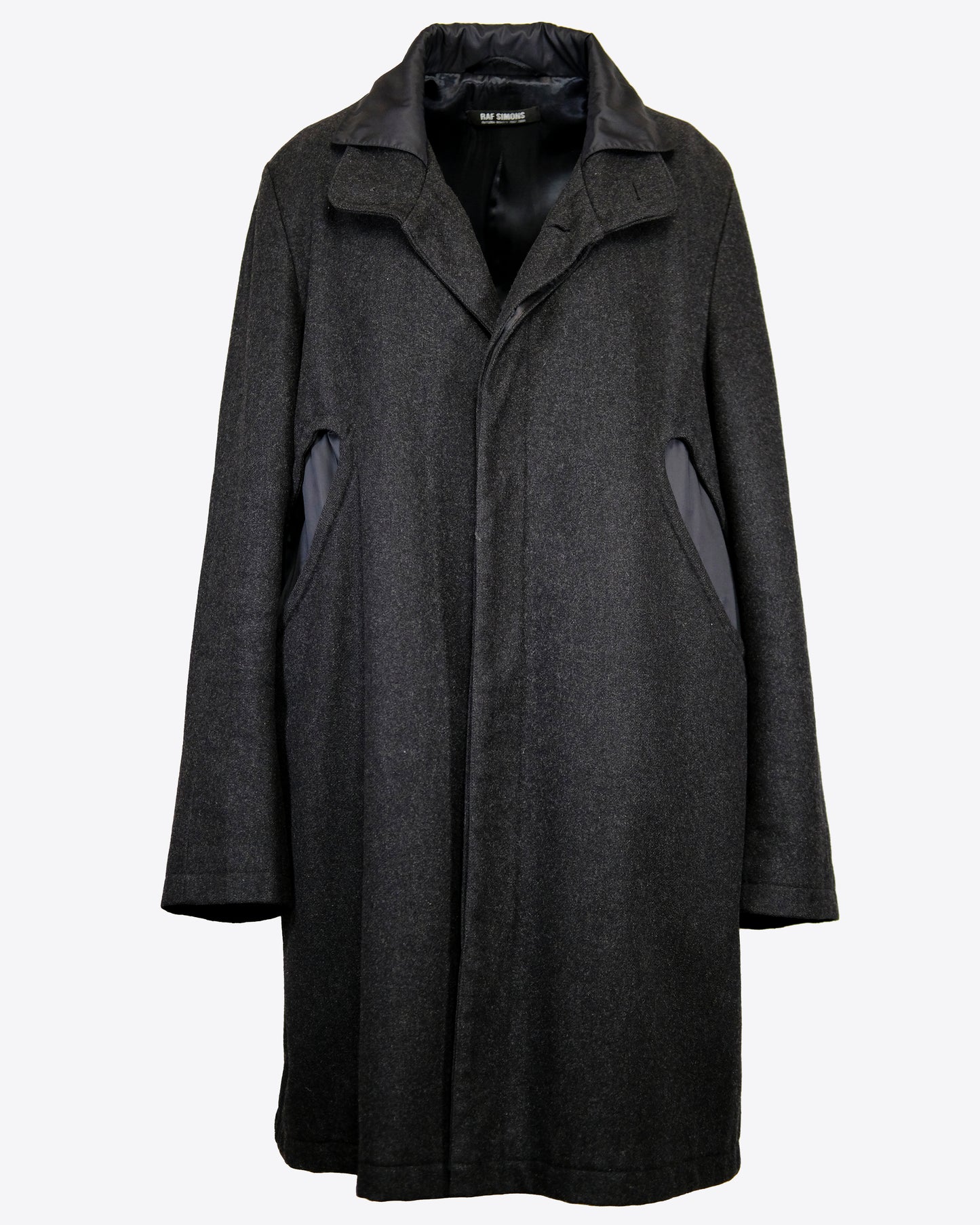 Raf Simons - AW07/08 Runway Wool Overcoat, EU 50