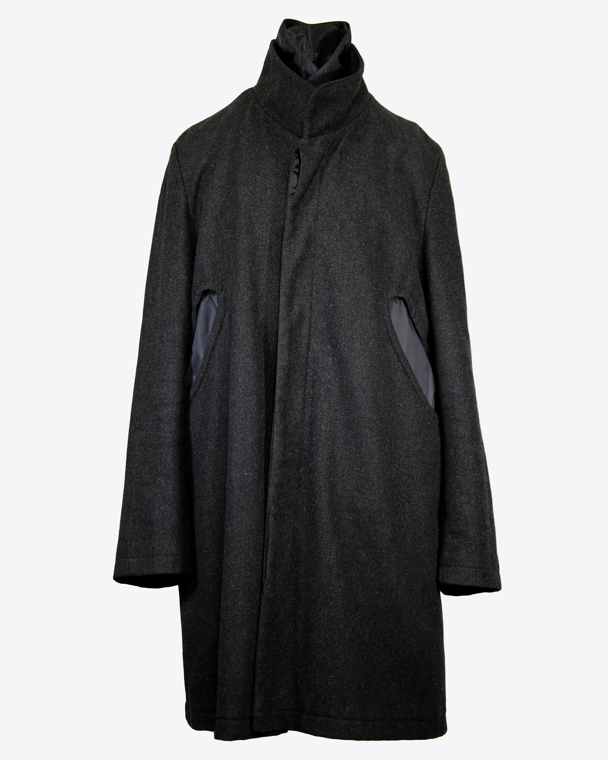 Raf Simons - AW07/08 Runway Wool Overcoat, EU 50 – Archaic